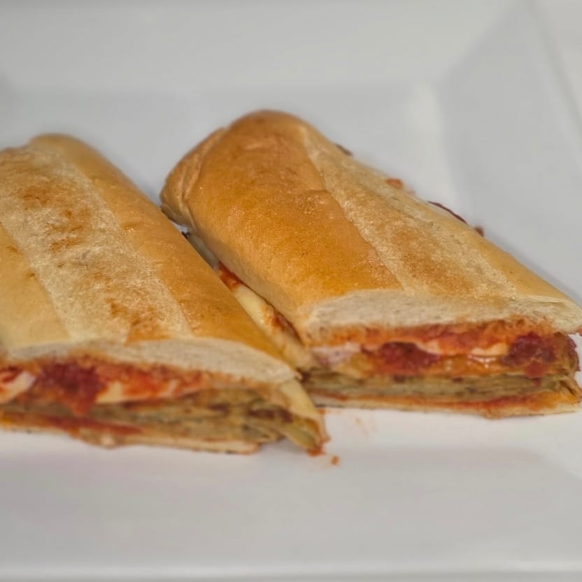 Eggplant Parmigiana Hero.