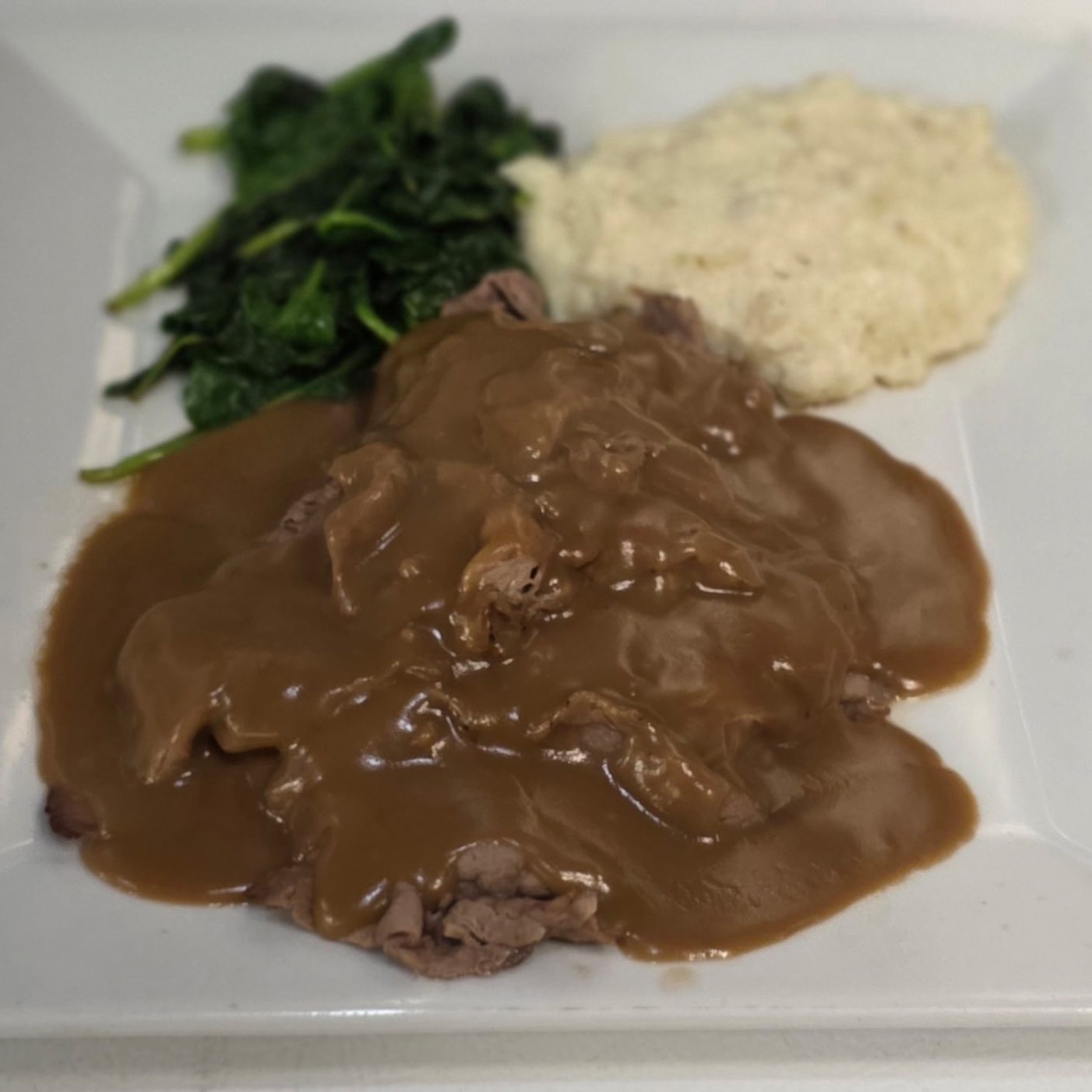 Hot Open Roast Beef.