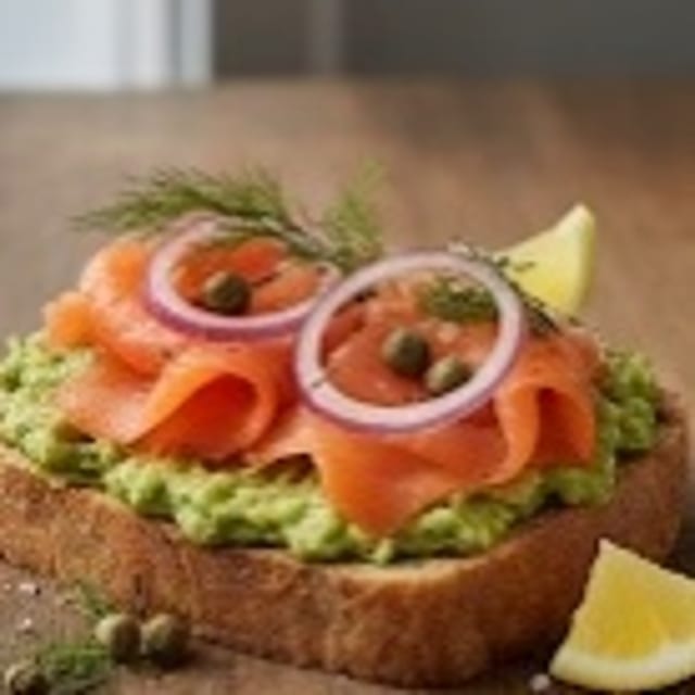 Smoked Salmon Avocado Toast.