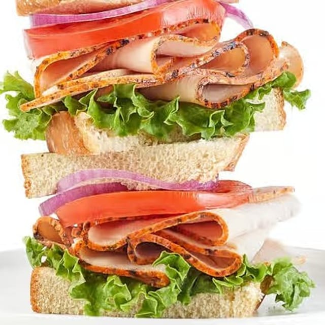 Turkey Club Sandwich.