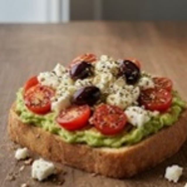 Mediterranean Avocado Toast.