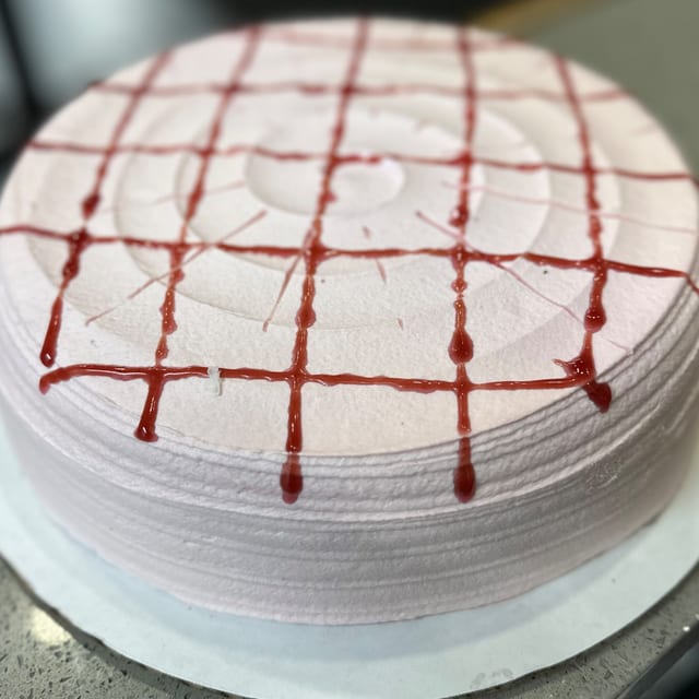 Lemon raspberry cake.